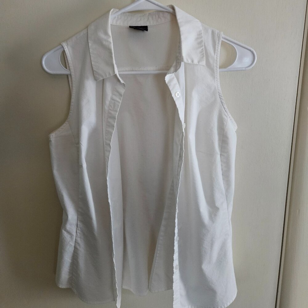 Worthington Womens White Vest size small